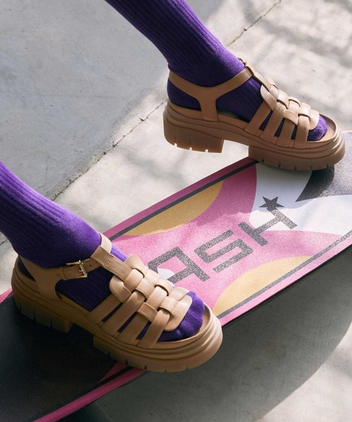 ASH(アッシュ)の「【SIRENA】厚底グルカサンダル(サンダル・レディース・ブラック/ベージュ・36/37/39/35/38)」の18枚目の写真