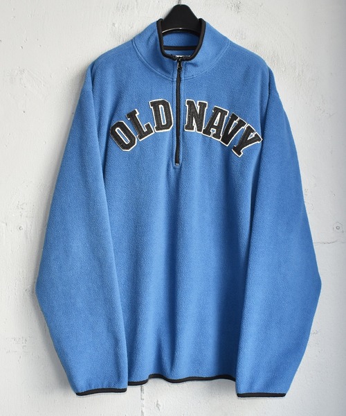 OLD NAVY(オールドネイビー)の「【ヴィンテージ古着】90's OLD NAVY / オールドネイビー ハーフジップ フリースジャケット(その他トップス・メンズ・ブルー・LARGE)」の1枚目の写真
