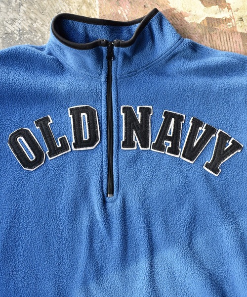 OLD NAVY(オールドネイビー)の「【ヴィンテージ古着】90's OLD NAVY / オールドネイビー ハーフジップ フリースジャケット(その他トップス・メンズ・ブルー・LARGE)」の4枚目の写真