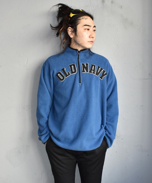 OLD NAVY(オールドネイビー)の「【ヴィンテージ古着】90's OLD NAVY / オールドネイビー ハーフジップ フリースジャケット(その他トップス・メンズ・ブルー・LARGE)」の8枚目の写真