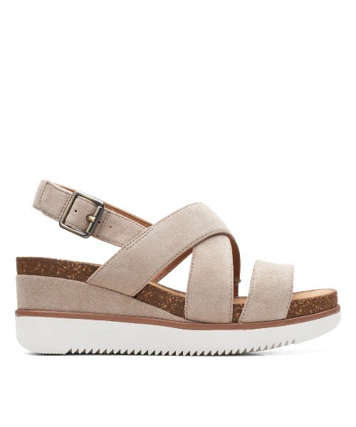 Clarks(クラークス)の「Lizby Cross / リズビークロス (サンドスエード)(サンダル・レディース・ベージュ・UK4/UK3.5/UK5/UK5.5/UK4.5/UK6/UK3)」の10枚目の写真