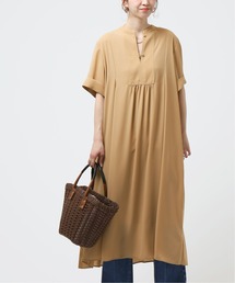 Simplicite | ブザムバックプリーツワンピース◆(ワンピース)