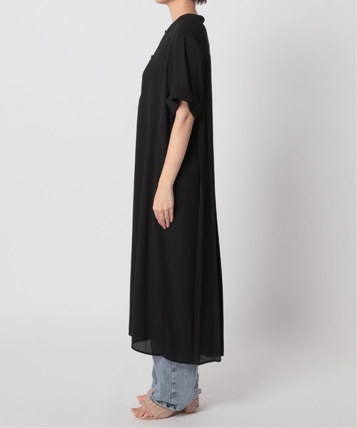 Simplicite（サンプリシテ）の「ブザムバックプリーツワンピース（ワンピース・レディース・ブラック/ベージュ/ブルー・FREE）」の20枚目の写真