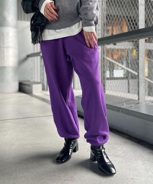 Printstar(プリントスター)の「流行りの空港コーデにも◎【Printstar】premium light sweat pants / プレミアム ライトスウェットパンツ ルーズシルエット ビッグシルエット カラー 裏毛 00218(スウェットパンツ・レディース・グレー/パープル/ブラック/ホワイト/アイボリー/グリーン/イエロー/ネイビー/ピンク/ブルー/スカイブルー/レッド/バーガンディー/ライトベージュ/ダークグリーン・XL/S/M/L/2XL)」の11枚目の写真