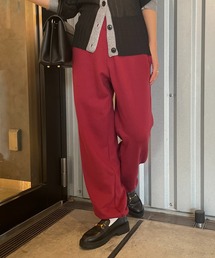 90s METRICS グッドレギュラー レッド　パンツ　ボトム　ストライプ　赤 57777cf1ef73c2904b2485a3c2f64e