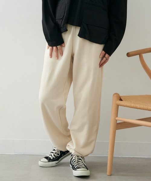 Printstar(プリントスター)の「流行りの空港コーデにも◎【Printstar】premium light sweat pants / プレミアム ライトスウェットパンツ ルーズシルエット ビッグシルエット カラー 裏毛 00218(スウェットパンツ・レディース・グレー/パープル/ブラック/ホワイト/アイボリー/グリーン/イエロー/ネイビー/ピンク/ブルー/スカイブルー/レッド/バーガンディー/ライトベージュ/ダークグリーン・XL/S/M/L/2XL)」の5枚目の写真