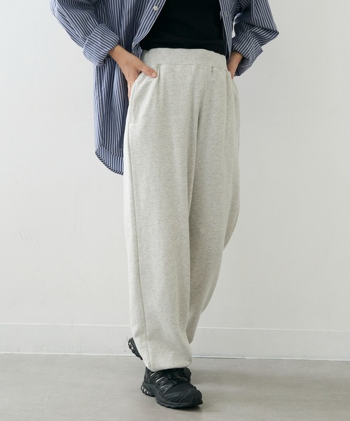 Printstar(プリントスター)の「流行りの空港コーデにも◎【Printstar】premium light sweat pants / プレミアム ライトスウェットパンツ ルーズシルエット ビッグシルエット カラー 裏毛 00218(スウェットパンツ・レディース・グレー/パープル/ブラック/ホワイト/アイボリー/グリーン/イエロー/ネイビー/ピンク/ブルー/スカイブルー/レッド/バーガンディー/ライトベージュ/ダークグリーン・XL/S/M/L/2XL)」の3枚目の写真