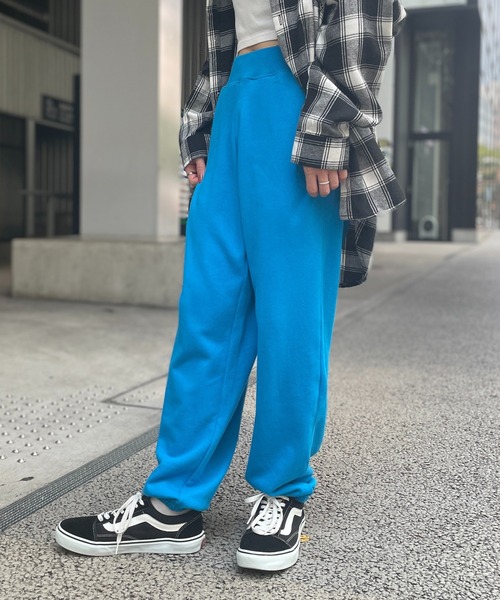 Printstar(プリントスター)の「流行りの空港コーデにも◎【Printstar】premium light sweat pants / プレミアム ライトスウェットパンツ ルーズシルエット ビッグシルエット カラー 裏毛 00218(スウェットパンツ・レディース・グレー/パープル/ブラック/ホワイト/アイボリー/グリーン/イエロー/ネイビー/ピンク/ブルー/スカイブルー/レッド/バーガンディー/ライトベージュ/ダークグリーン・XL/S/M/L/2XL)」の8枚目の写真