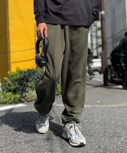 SETUP7｜セットアップセブンのスウェットパンツ（グリーン・カーキ