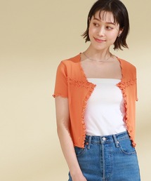 Ray BEAMS | Ray BEAMS / テレコメロー コンパクト カーディガン(カーディガン/ボレロ)