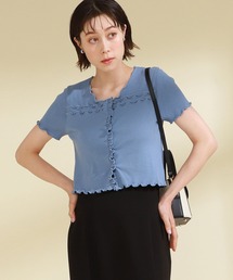 Ray BEAMS | Ray BEAMS / テレコメロー コンパクト カーディガン(カーディガン/ボレロ)