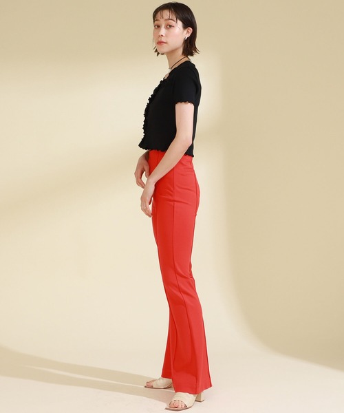 Ray BEAMS（レイビームス）の「Ray BEAMS / テレコメロー コンパクト カーディガン（カーディガン/ボレロ・レディース・ブルー/オレンジ/ブラック・ONE SIZE）」の8枚目の写真