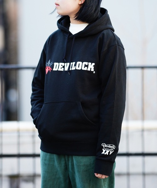 DEVILOCK(デビロック)の「DEVILOCK デビロック ベクトルHOODIEフルカラーバージョン(パーカー・メンズ・ホワイト/ブラック・SMALL/MEDIUM/LARGE/X-LARGE/XX-LARGE)」の1枚目の写真