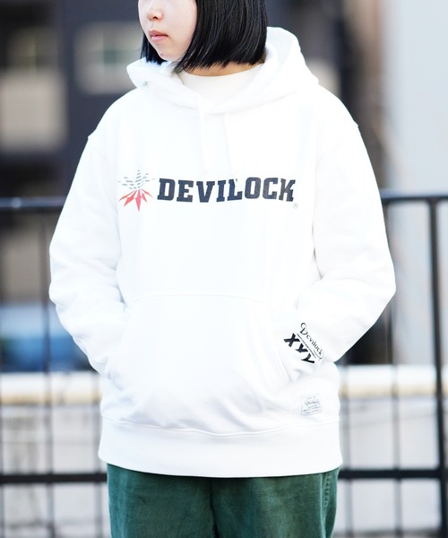 DEVILOCK(デビロック)の「DEVILOCK デビロック ベクトルHOODIEフルカラーバージョン(パーカー・メンズ・ホワイト/ブラック・SMALL/MEDIUM/LARGE/X-LARGE/XX-LARGE)」の4枚目の写真