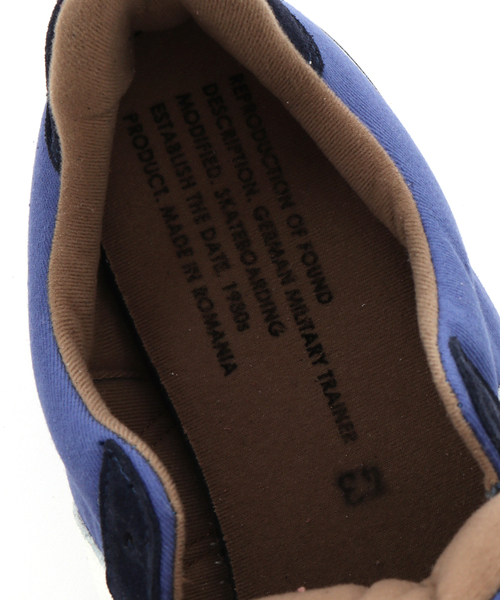 REPRODUCTION OF FOUND（リプロダクションオブファウンド）の「【REPRODUCTION OF FOUND】ジャーマンスケーター スニーカー（スニーカー・メンズ・ライトグレー/ブラック/ダークブルー・44/41/42/43）」の12枚目の写真