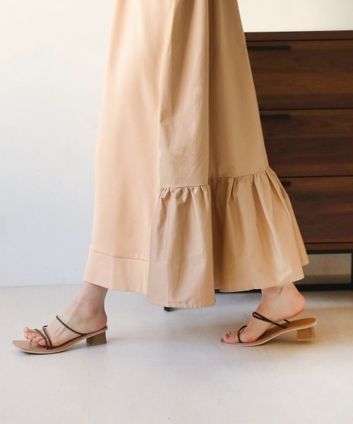 Bab（バブ）の「【Mサイズ・TLサイズ　選べる２サイズ】バックシャンティアードワンピース（ワンピース・レディース・カーキ/ライトグレー/ピンクベージュ/ブラック・TL/M）」の22枚目の写真