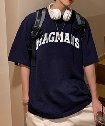 "MAGMANS"カレッジロゴTシャツ