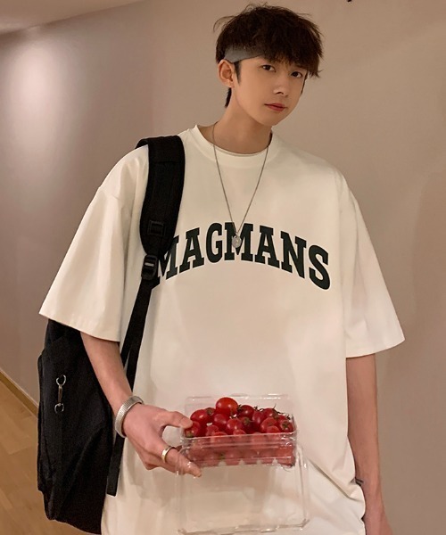 MGV（エムジーヴィー）の「"MAGMANS"カレッジロゴTシャツ（Tシャツ/カットソー・メンズ・ホワイト/ブラック/ネイビー/グリーン・MEDIUM/LARGE/X-LARGE）」の17枚目の写真