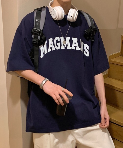 MAGMANS'カレッジロゴTシャツ（Tシャツ/カットソー）｜MGV