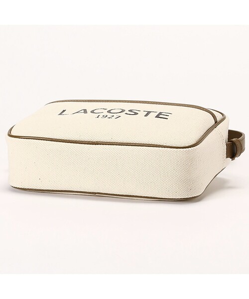 LACOSTE（ラコステ）の「ヘリテージキャンバス コットンキャンバスショルダーバッグ（ショルダーバッグ・レディース・ナチュラル・FREE）」の13枚目の写真