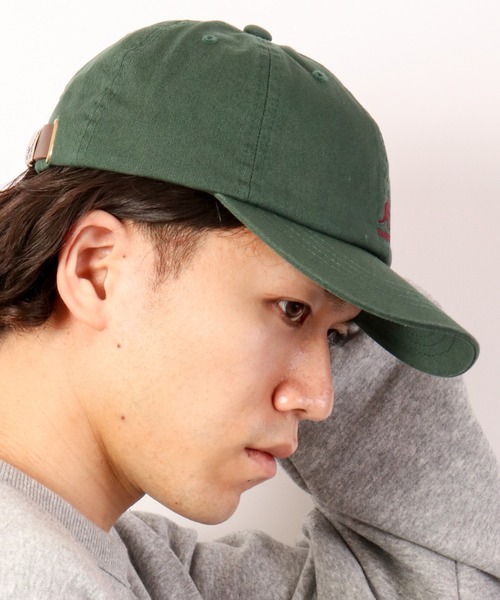 KANGOL（カンゴール）の「KANGOL ウォッシュド ベースボールキャップ（キャップ・メンズ・ブラック/ベージュ/ネイビー/グリーン/グリーン系その他/ホワイト×ネイビー・FREE）」の20枚目の写真