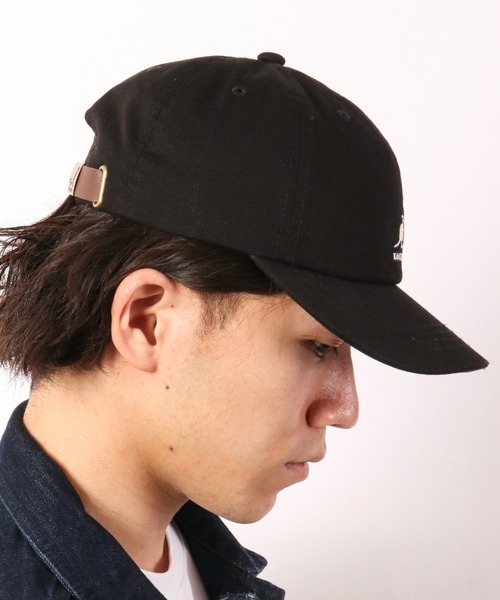 KANGOL（カンゴール）の「KANGOL ウォッシュド ベースボールキャップ（キャップ・メンズ・ブラック/ベージュ/ネイビー/グリーン/グリーン系その他/ホワイト×ネイビー・FREE）」の13枚目の写真