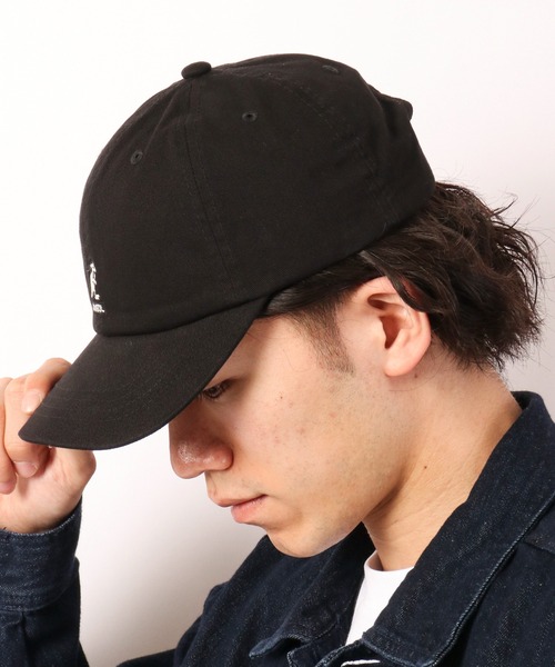 KANGOL（カンゴール）の「KANGOL ウォッシュド ベースボールキャップ（キャップ・メンズ・ブラック/ベージュ/ネイビー/グリーン/グリーン系その他/ホワイト×ネイビー・FREE）」の12枚目の写真