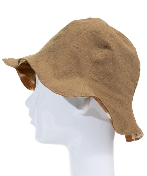 Retter(レッター)の「RETTER/レッター 3D CAMVAS REVERSIBLE TURIP HAT(ハット・レディース・ベージュ・FREE)」の2枚目の写真