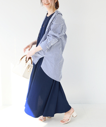 B.C STOCK | ノースリーブフレアワンピース(ワンピース)