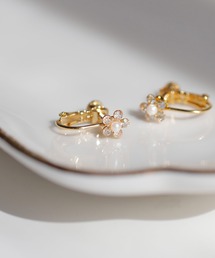 ANEMONE | ビジューフラワーイヤリング[B](イヤリング)