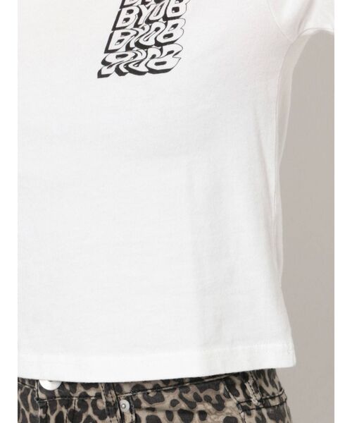 GYDA（ジェイダ）の「BYOBタイトショートTシャツ（Tシャツ/カットソー・レディース・オフホワイト/ブラック/グリーン・FREE）」の18枚目の写真