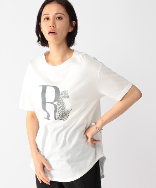 BARNYARDSTORM（バンヤードストーム）の「BARNYARDSTORM / RODETRIPグラフィックTシャツ（Tシャツ/カットソー・レディース・ホワイト/カーキ・1/0）」の14枚目の写真
