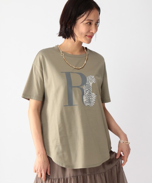 BARNYARDSTORM（バンヤードストーム）の「BARNYARDSTORM / RODETRIPグラフィックTシャツ（Tシャツ/カットソー・レディース・ホワイト/カーキ・1/0）」の17枚目の写真