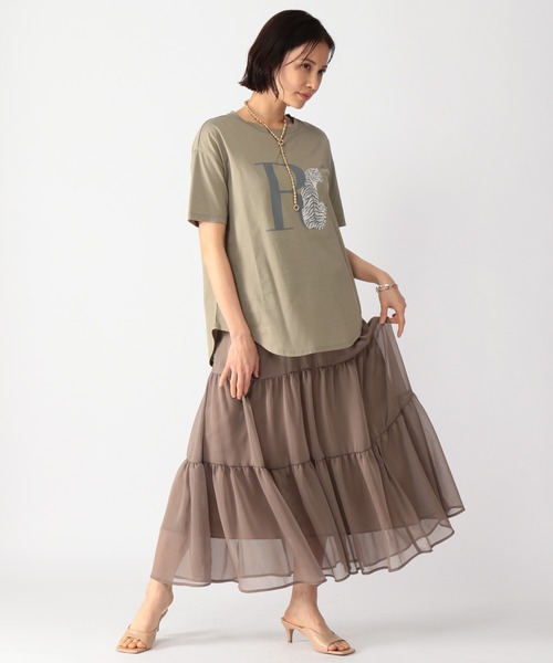 BARNYARDSTORM（バンヤードストーム）の「BARNYARDSTORM / RODETRIPグラフィックTシャツ（Tシャツ/カットソー・レディース・ホワイト/カーキ・1/0）」の15枚目の写真