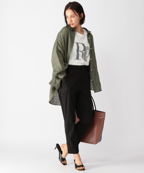 BARNYARDSTORM（バンヤードストーム）の「BARNYARDSTORM / RODETRIPグラフィックTシャツ（Tシャツ/カットソー・レディース・ホワイト/カーキ・1/0）」の11枚目の写真