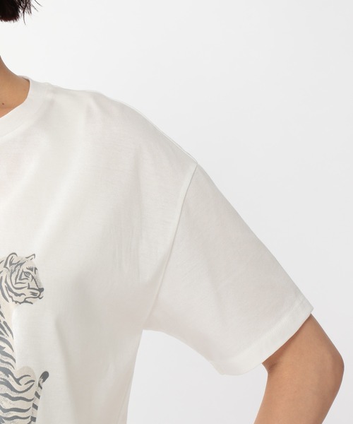 BARNYARDSTORM（バンヤードストーム）の「BARNYARDSTORM / RODETRIPグラフィックTシャツ（Tシャツ/カットソー・レディース・ホワイト/カーキ・1/0）」の10枚目の写真