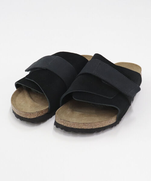 BIRKENSTOCK（ビルケンシュトック）の「【BIRKENSTOCK/ビルケンシュトック】KYOTO（サンダル・レディース・ブラック/グレイッシュベージュ・38/37）」の3枚目の写真