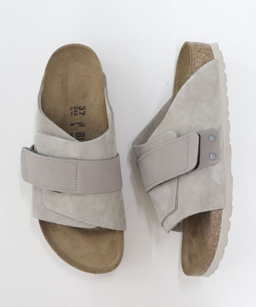 BIRKENSTOCK（ビルケンシュトック）の「【BIRKENSTOCK/ビルケンシュトック】KYOTO（サンダル・レディース・ブラック/グレイッシュベージュ・38/37）」の8枚目の写真