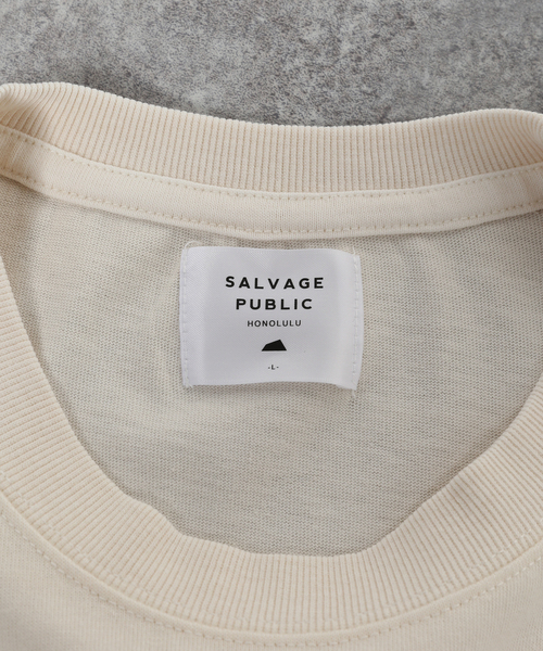 SALVAGE PUBLIC(サルベージパブリック)の「【SALVAGE PUBLIC/サルベージパブリック×JS】別注 ピグメント Tシャツ“Aloha”(Tシャツ/カットソー・メンズ・ブラック/アイボリー・LARGE/MEDIUM)」の15枚目の写真