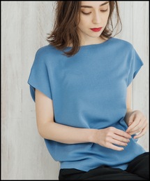 OPAQUE.CLIP | アセテートコットン ボートネックニット【マルチファンクション/WEB限定サイズ】(ニット/セーター)