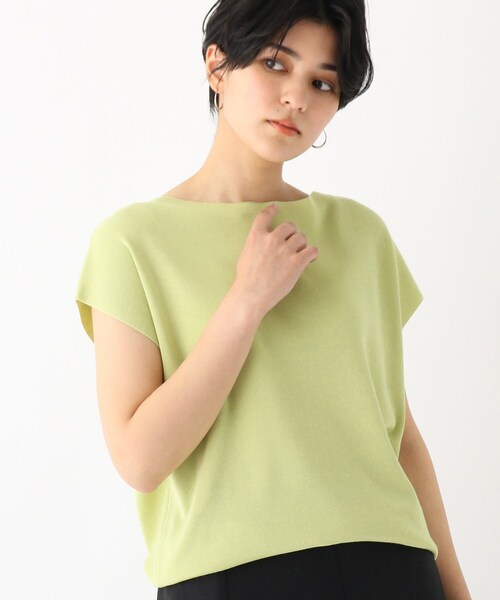 OPAQUE.CLIP（オペークドットクリップ）の「◆アセテートコットン ボートネックニット【マルチファンクション/WEB限定サイズ】（ニット/セーター・レディース・ホワイト系その他3/ブラック/ブルー/ピンク系/ホワイト系/ライトベージュ/ブラウン系その他/ライトグリーン・34/42/36/40/38）」の13枚目の写真