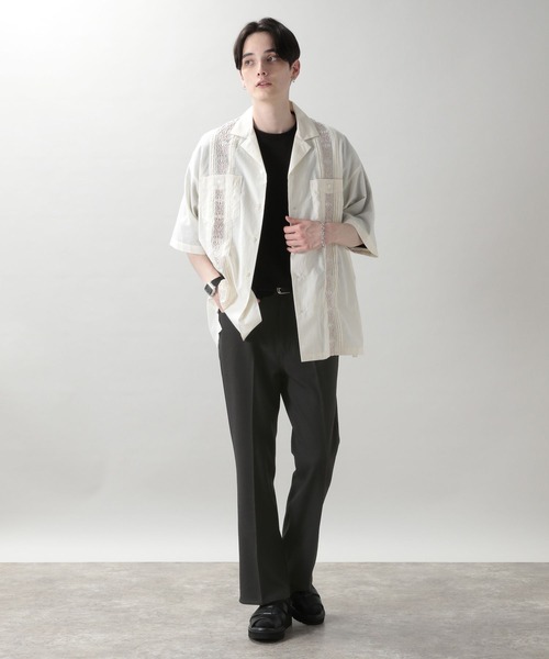 RAGEBLUE（レイジブルー）の「メランジーンズ/フレアパンツ（スラックス・メンズ・グレー/グリーン/キャメル/その他19/マスタード・MEDIUM/LARGE）」の21枚目の写真