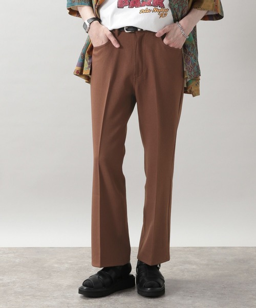 RAGEBLUE（レイジブルー）の「メランジーンズ/フレアパンツ（スラックス・メンズ・グレー/グリーン/キャメル/その他19/マスタード・MEDIUM/LARGE）」の11枚目の写真