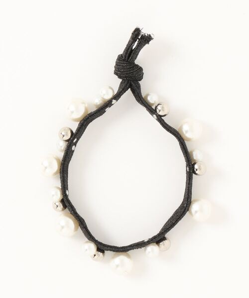 VIBGYOR Women（ヴィブジョー　ウィメン）の「【resonance】パール キラキラ ヘアゴム（ヘアゴム・レディース・ブラック/グレー/ピンク/シルバー/オレンジ/ブラック系1・FREE）」の9枚目の写真
