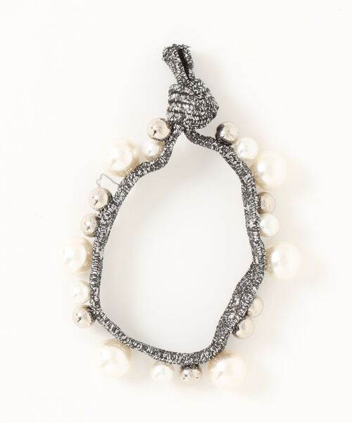 VIBGYOR Women（ヴィブジョー　ウィメン）の「【resonance】パール キラキラ ヘアゴム（ヘアゴム・レディース・ブラック/グレー/ピンク/シルバー/オレンジ/ブラック系1・FREE）」の10枚目の写真