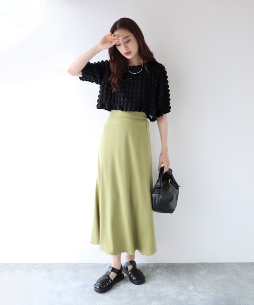 BLUEEAST（ブルーイースト）の「ポップコーンブラウス（シャツ/ブラウス・レディース・ブラック/ブルー/アイボリー・MEDIUM）」の12枚目の写真