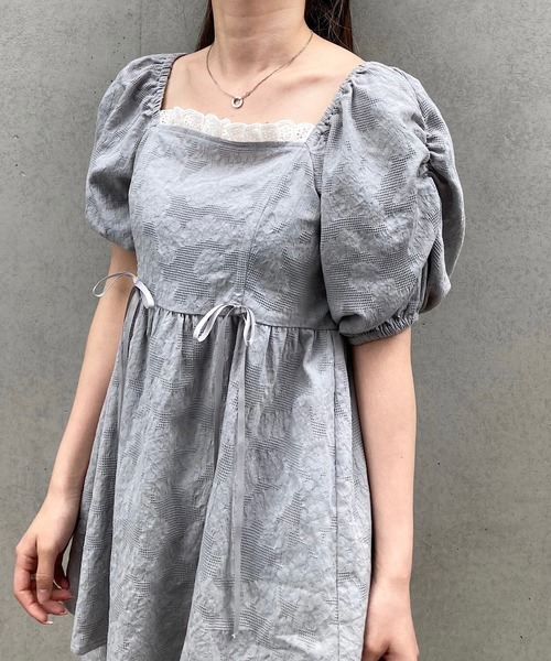 TITTY&CO.(ティティーアンドコー)の「【TITTY&CO.】コットンレースセットアップ(ワンピース・レディース・ライトブルー/ブラック/ベージュ・FREE)」の20枚目の写真