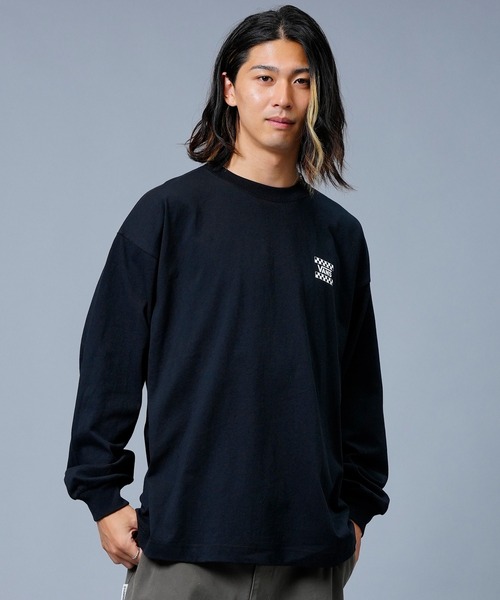 VANS(バンズ)の「【ムラサキスポーツ別注】VANS/バンズ チェッカーフラッグ バックプリントロンT 122K1020423(Tシャツ/カットソー・メンズ・ホワイト/ブラック/グレー・M/L/XL/XXL)」の13枚目の写真