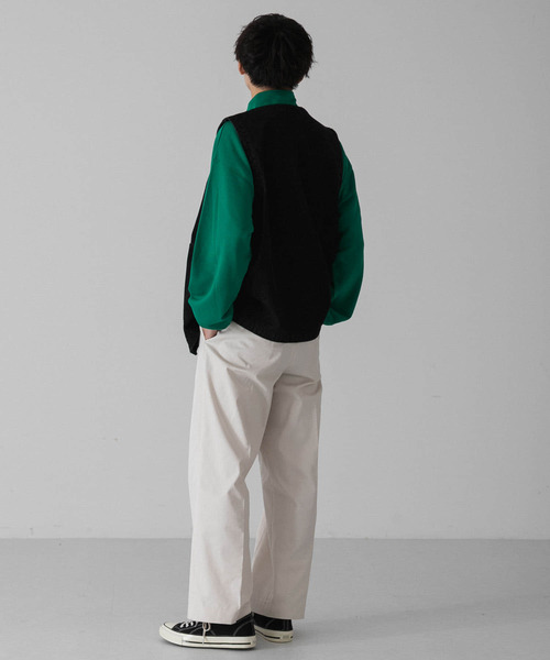 SENSE OF PLACE by URBAN RESEARCH（センスオブプレイスバイアーバンリサーチ）の「『ユニセックス』 Vネックデニムベスト（ベスト・メンズ・ブラック/インディゴブルー・MEDIUM/LARGE）」の7枚目の写真