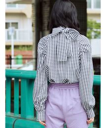 jouetie | ボリュームスリーブリボンタイブラウス(シャツ/ブラウス)